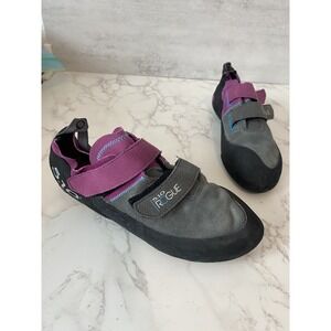 Five Ten Rogue VCS 5.10 Rockclimbing Shoes Women Sz 8 Gray Purple Bouldering